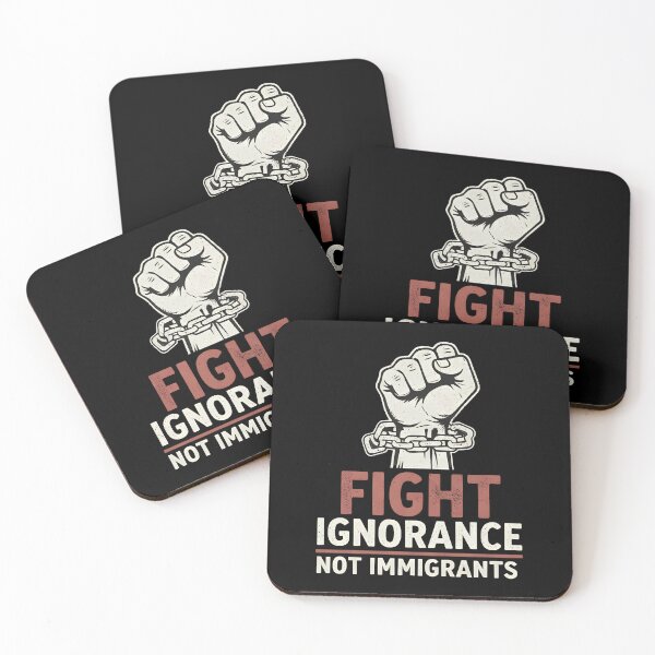 Item preview, anti ice Fight ignorance, not immigrants  designed and sold by Uglyandcute.