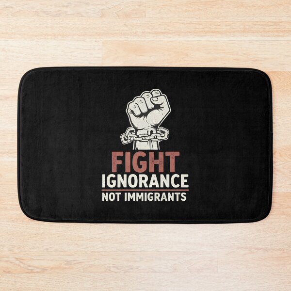 Item preview, anti ice Fight ignorance, not immigrants  designed and sold by Uglyandcute.
