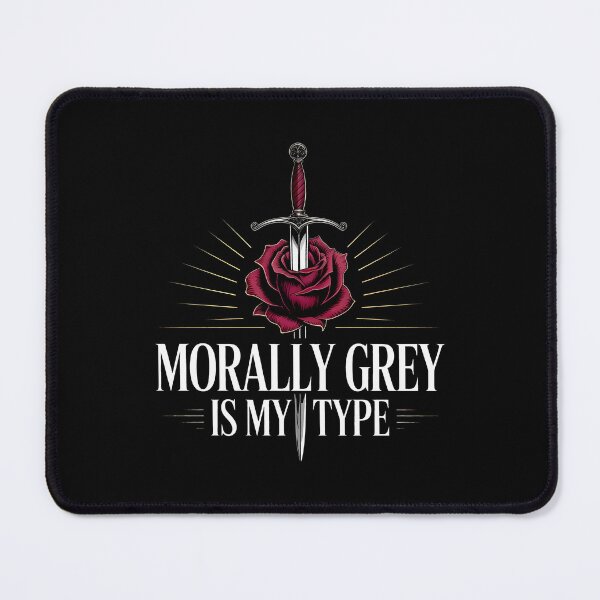 Item preview, Morally Grey is My Type Dagger and Rose Dark Romance Aesthetic designed and sold by SplashTastic.
