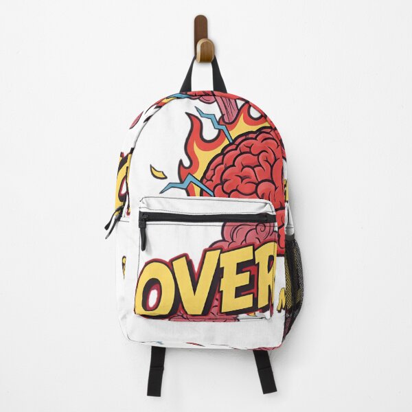 Item preview, Brain Overload Mental Meltdown Retro Comic Style designed and sold by LowBattery Social Club.
