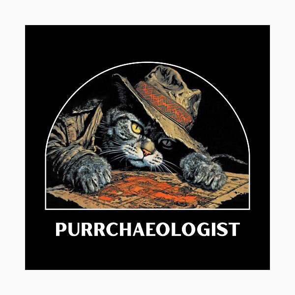 Item preview, Archaeology - Cat  designed and sold by SpaceArt1.