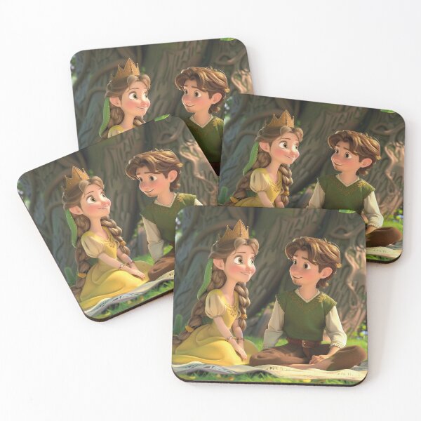 Item preview, Romantic picnic in the woods – fairytale illustration designed and sold by Mauswohn.