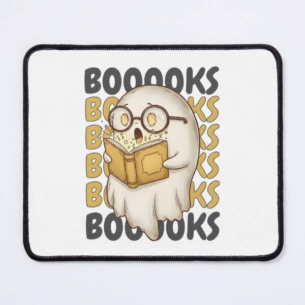 Item preview, Boooks Reading Ghost Librarian Aesthetic Retro Bookworm Illustration designed and sold by DrawHandArt.