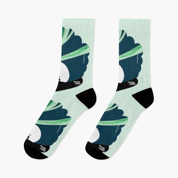 Item preview, Northern lights in a Scandinavian snowy landscape designed and sold by Aurealis Creatief.