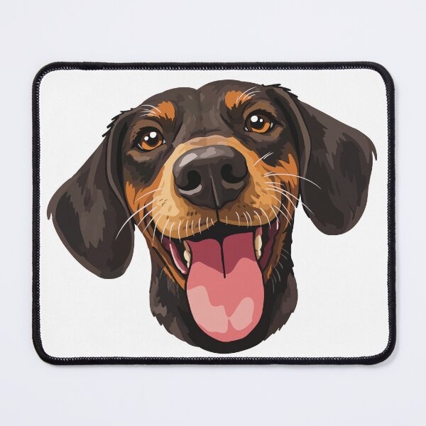 Item preview, Black ad Tan Dachshund designed and sold by BrandMuffinStudio.