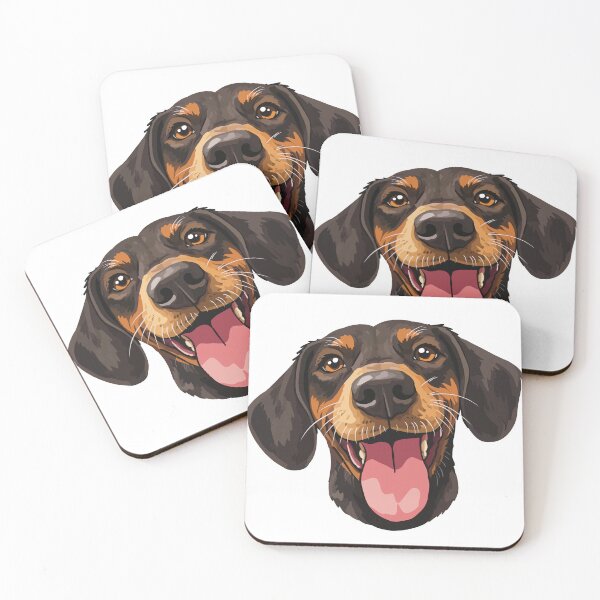 Item preview, Black ad Tan Dachshund  designed and sold by BrandMuffinStudio.