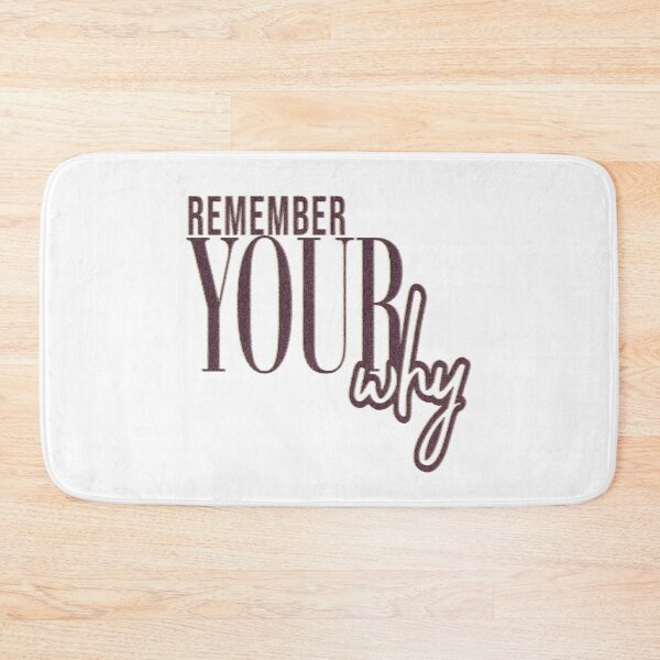 Item preview, Remember Your Why Quote designed and sold by KatBeeTee.