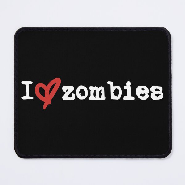 Item preview, I Love Zombies (white font) designed and sold by Pencil on Paper CA.
