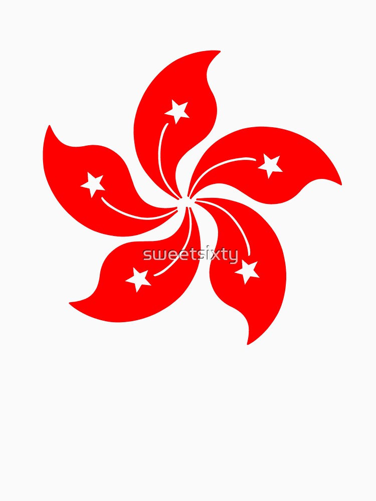 Thumbnail 7 von 7, Essential T-Shirt, Blume von Hongkong designt und verkauft von sweetsixty.