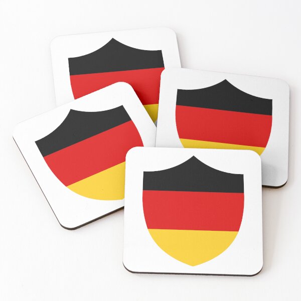 Item preview, Shield with German flag designed and sold by di-Vera-Rosati.