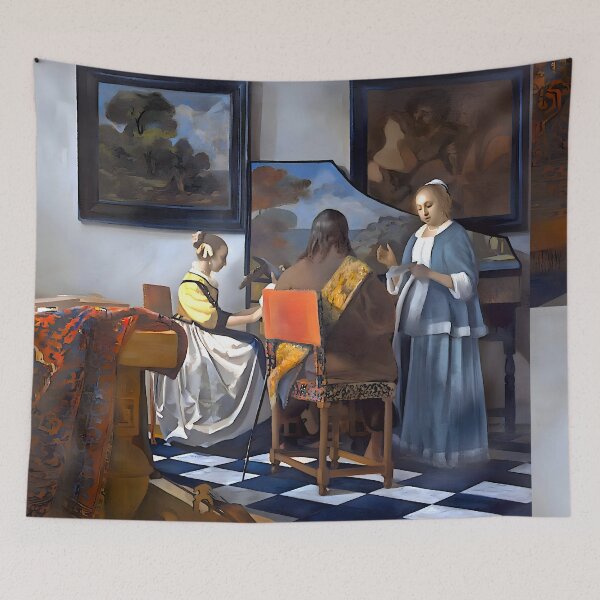 Item preview, Johannes Vermeer - The Concert designed and sold by Jon-Baran.