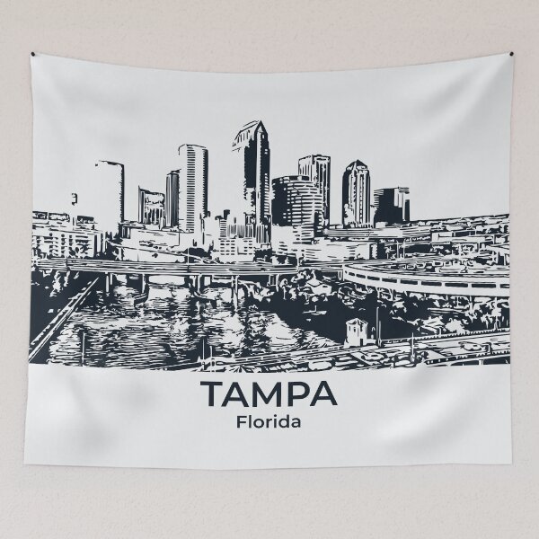 Artikelvorschau, Tampa - Florida entworfen und verkauft von Lakeric Cityscapes.