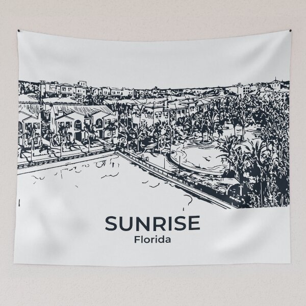 Item preview, Sunrise - Florida designed and sold by Lakeric Cityscapes.