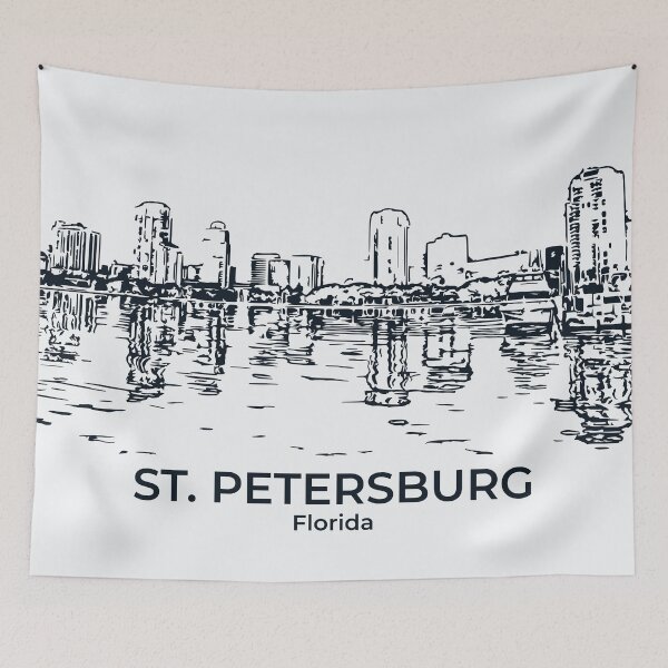 Item preview, St. Petersburg - Florida designed and sold by Lakeric Cityscapes.
