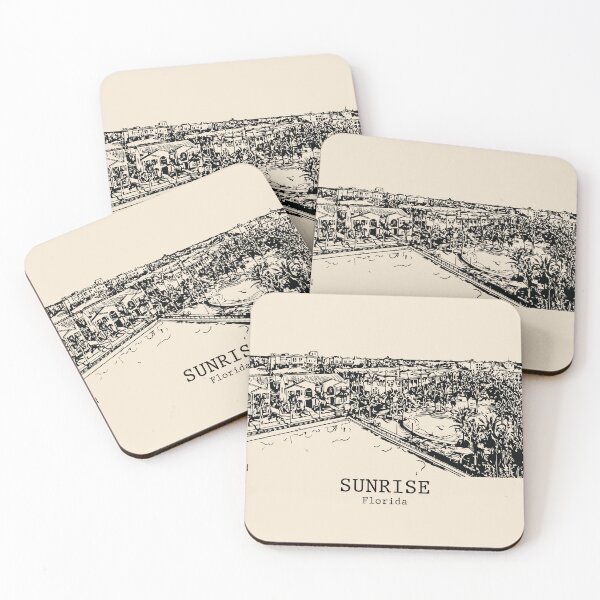 Item preview, Sunrise - Florida designed and sold by Lakeric Cityscapes.