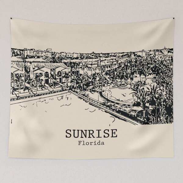 Item preview, Sunrise - Florida designed and sold by Lakeric Cityscapes.
