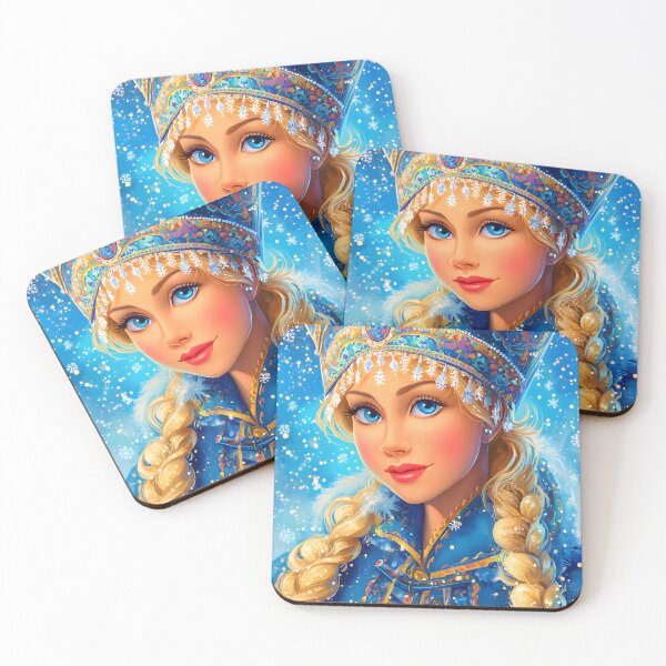 Item preview, Charming Winter Princess in a Snowy Landscape designed and sold by Artessie.