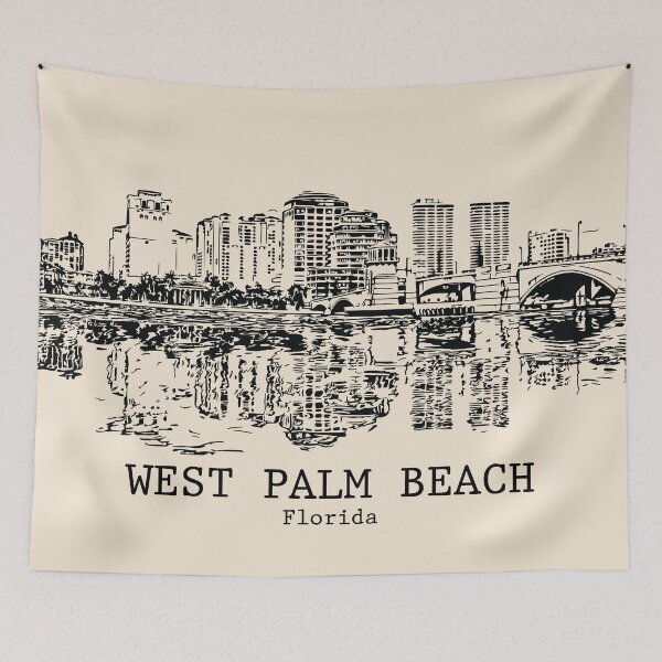 Item preview, West Palm Beach - Florida designed and sold by Lakeric Cityscapes.