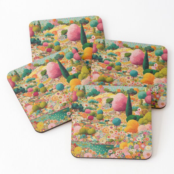 Item preview, Bright Colorful Springtime Landscape designed and sold by Neika Shimm Designs.
