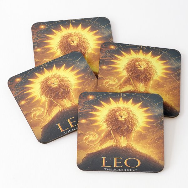 Item preview, Leo the Solar King – Majestic Zodiac Lion Art designed and sold by DreamistStore.