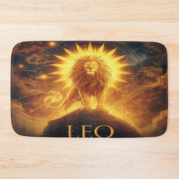 Item preview, Leo the Solar King – Majestic Zodiac Lion Art designed and sold by DreamistStore.