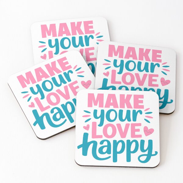 Item preview, Make Your Love Happy Cute Valentine’s Day Love Quote Design designed and sold by AnnCraftsPH.