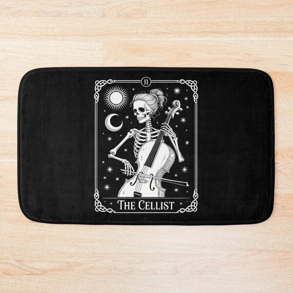 Item preview, Cellist Tarot Card Skeleton Cello Player Music Teacher designed and sold by gourpmerzihd.