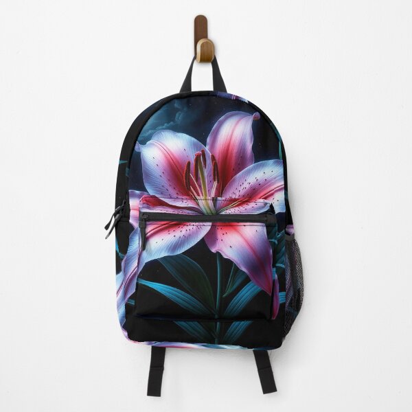 Item preview, Moonlit Lily Flower – Night Bloom Botanical Fantasy Art designed and sold by AmetistLight.