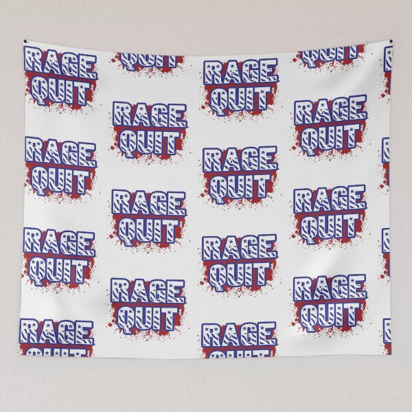 Item preview, Rage Quit USA Graphic Flag Font And Splats Design designed and sold by TheRainFamily.