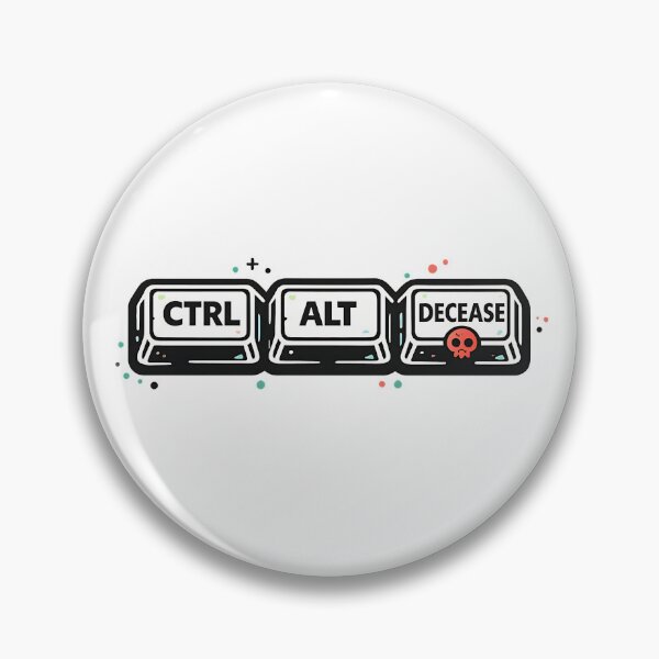 Artikelvorschau, Strg-Alt-Verfall – Schwarzer Tastaturhumor entworfen und verkauft von Cool Geeks.