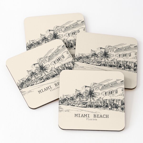 Item preview, Miami Beach - Florida designed and sold by Lakeric Cityscapes.