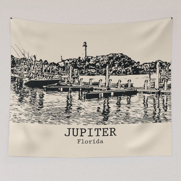 Artikelvorschau, Jupiter – Florida entworfen und verkauft von Lakeric Cityscapes.