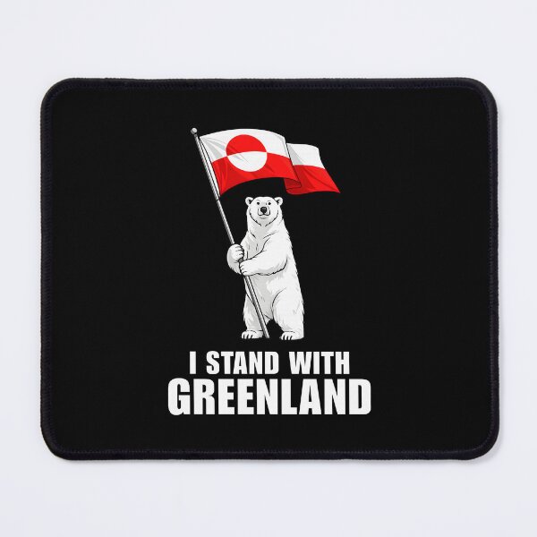 Item preview, I STAND WITH GREENLAND designed and sold by ProgressiveMob.