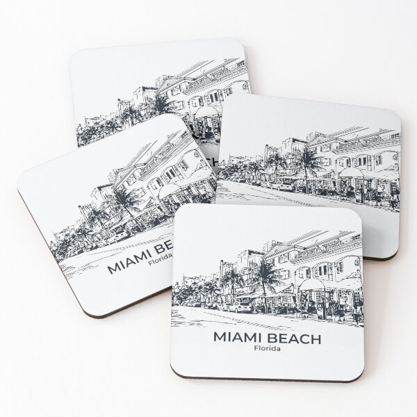 Item preview, Miami Beach - Florida designed and sold by Lakeric Cityscapes.