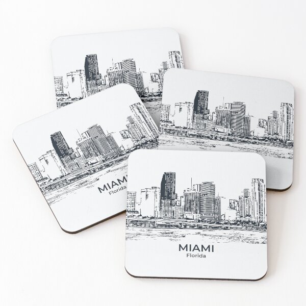 Item preview, Miami - Florida designed and sold by Lakeric Cityscapes.