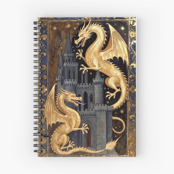 Item preview, Twin Goldwyrms of the Night Citadel designed and sold by OneNineNineSix.