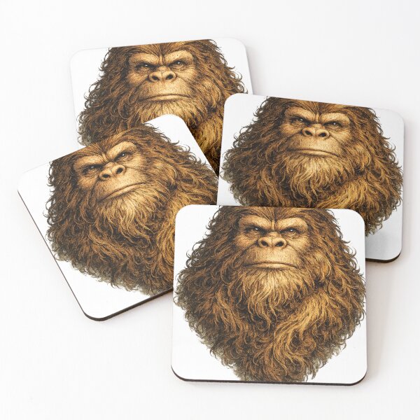 Item preview, Zoom sasquatch bigfoot head designed and sold by begood-designs.