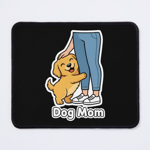 Item preview, Orgullosa mamá de perro: Adorable cachorro golden retriever abraza su pierna | Regalo para mamás de perros designed and sold by Fuechse.