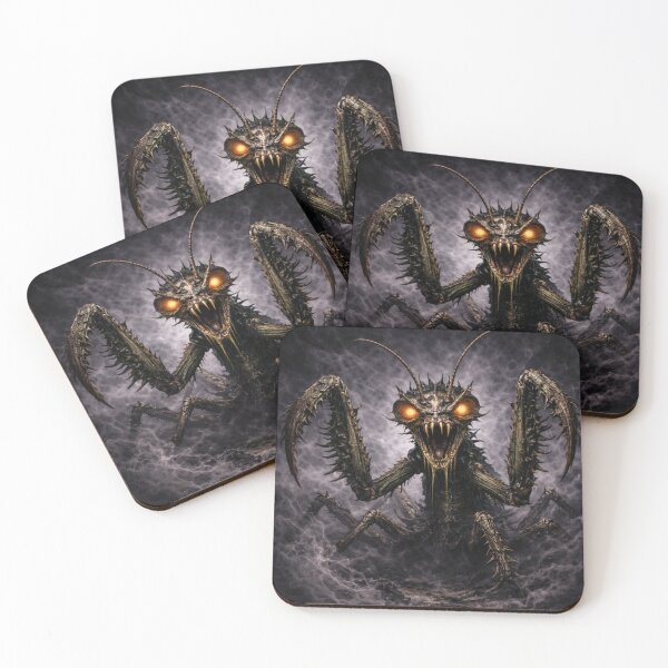 Item preview, Demonic Praying mantis in the Darkness designed and sold by bebeshoppl.