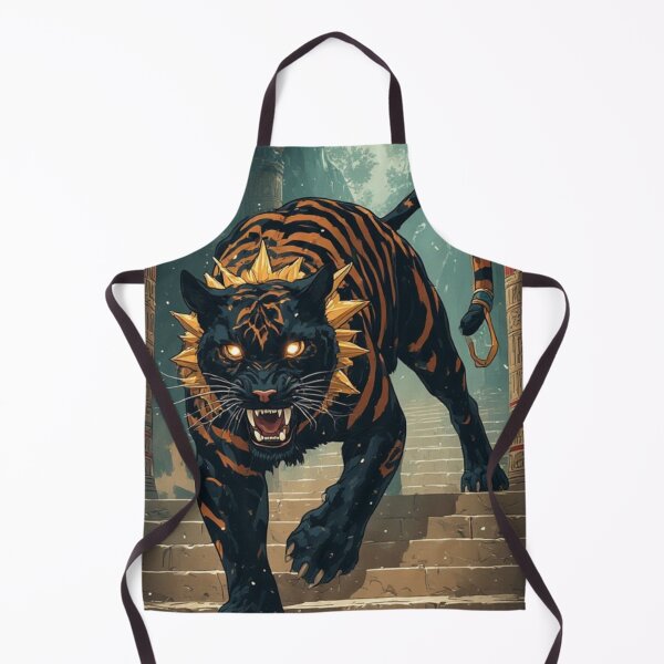 Item preview, Panther of Flame in Temple Frame designed and sold by SabaMirzique.