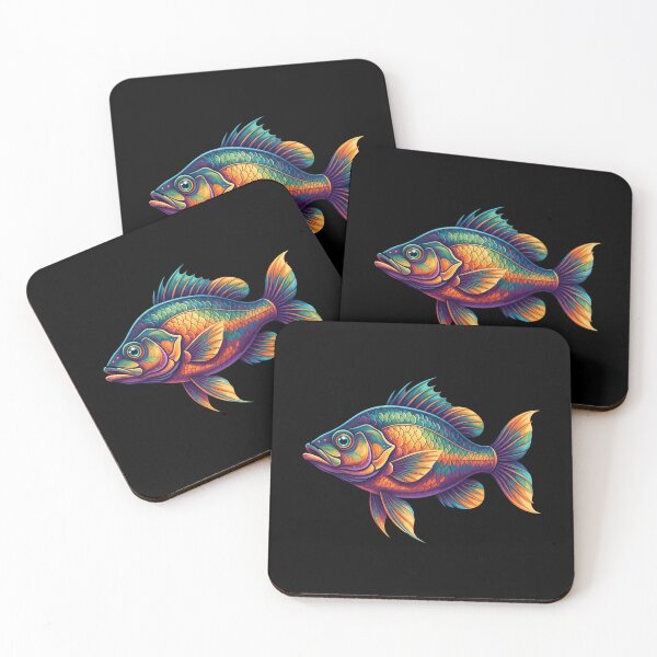 Item preview, Colorful Rainbow Fish Tropical Marine Life Vector Illustration designed and sold by DrawHandArt.