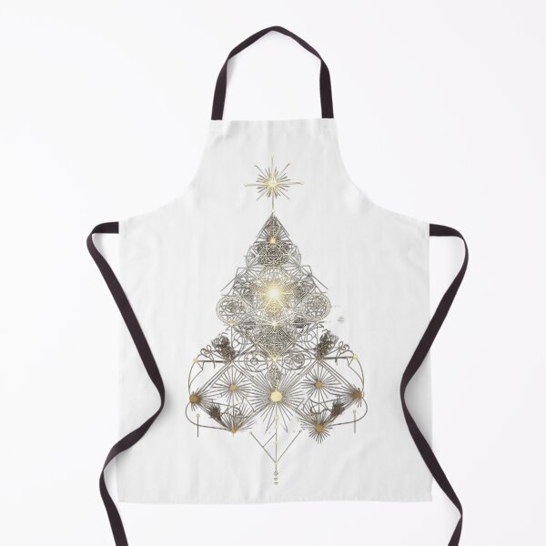 Item preview, Sacred Geometry Christmas Tree – Divine Light & Golden Star designed and sold by innerfaith.