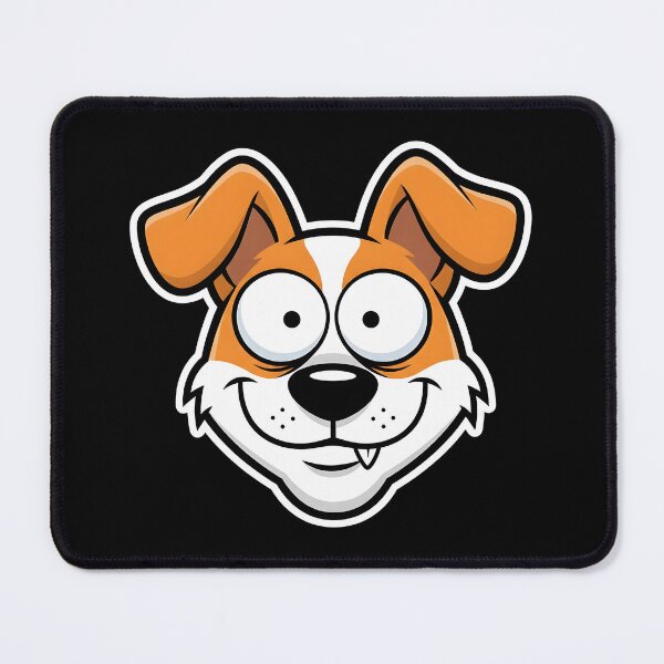 Item preview, Crazy & Funny Dog Face – Jack Russell Terrier Cartoon Sticker designed and sold by Fuechse.