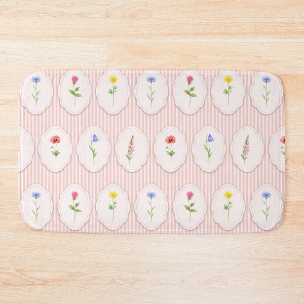 Item preview, Wild Flower Medallions from Meadow Botanicals Collection designed and sold by Studio Pico.