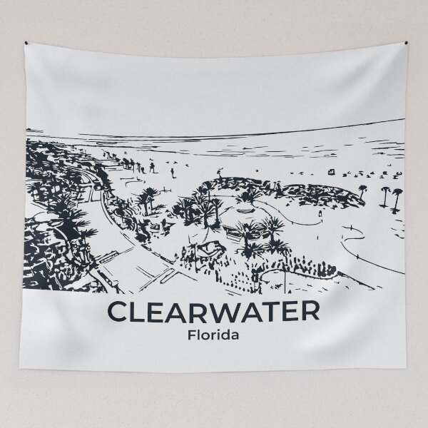 Item preview, Clearwater – Florida designed and sold by Lakeric Cityscapes.