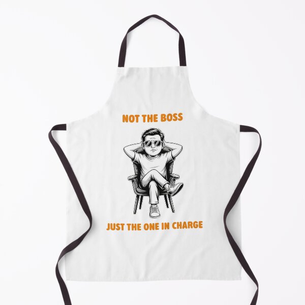 Item preview, Not The Boss Just The One In Charge - Funny Office T-Shirt designed and sold by PrintAtelier.
