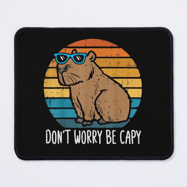 Item preview, Dont Worry Be Capy Capybara Retro Men Boys Kids Youth Women Art for Men Women Kids , Capybara Gift Lover designed and sold by DZIRI NAJAT.