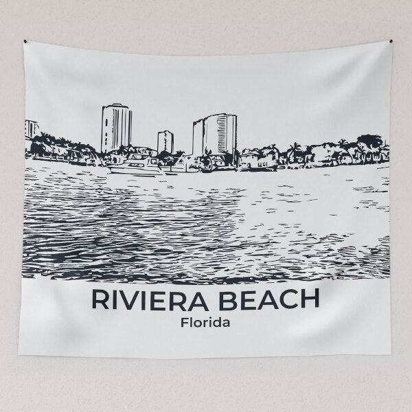 Item preview, Riviera Beach - Florida designed and sold by Lakeric Cityscapes.