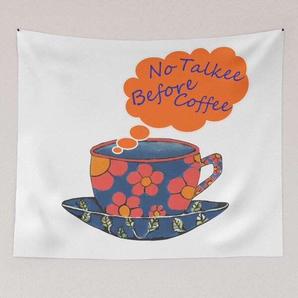 Item preview, No Talkee Before Coffee  designed and sold by Sartoris Art.