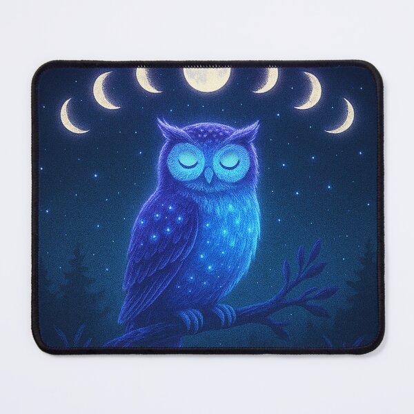 Item preview, Moon Phase Owl of Timeless Wisdom designed and sold by designer02store.